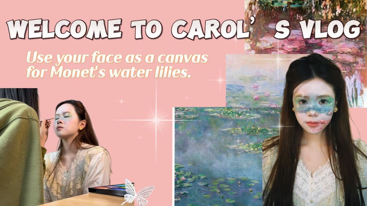 Use my face as a canvas, make a Monet water lily for you.