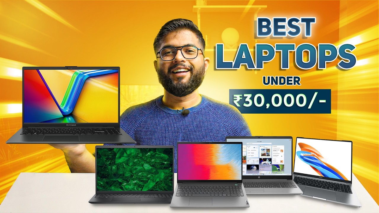 Best Laptop Under 30,000/- in 2025 | For Gaming/Coding/Editing 🔥 |