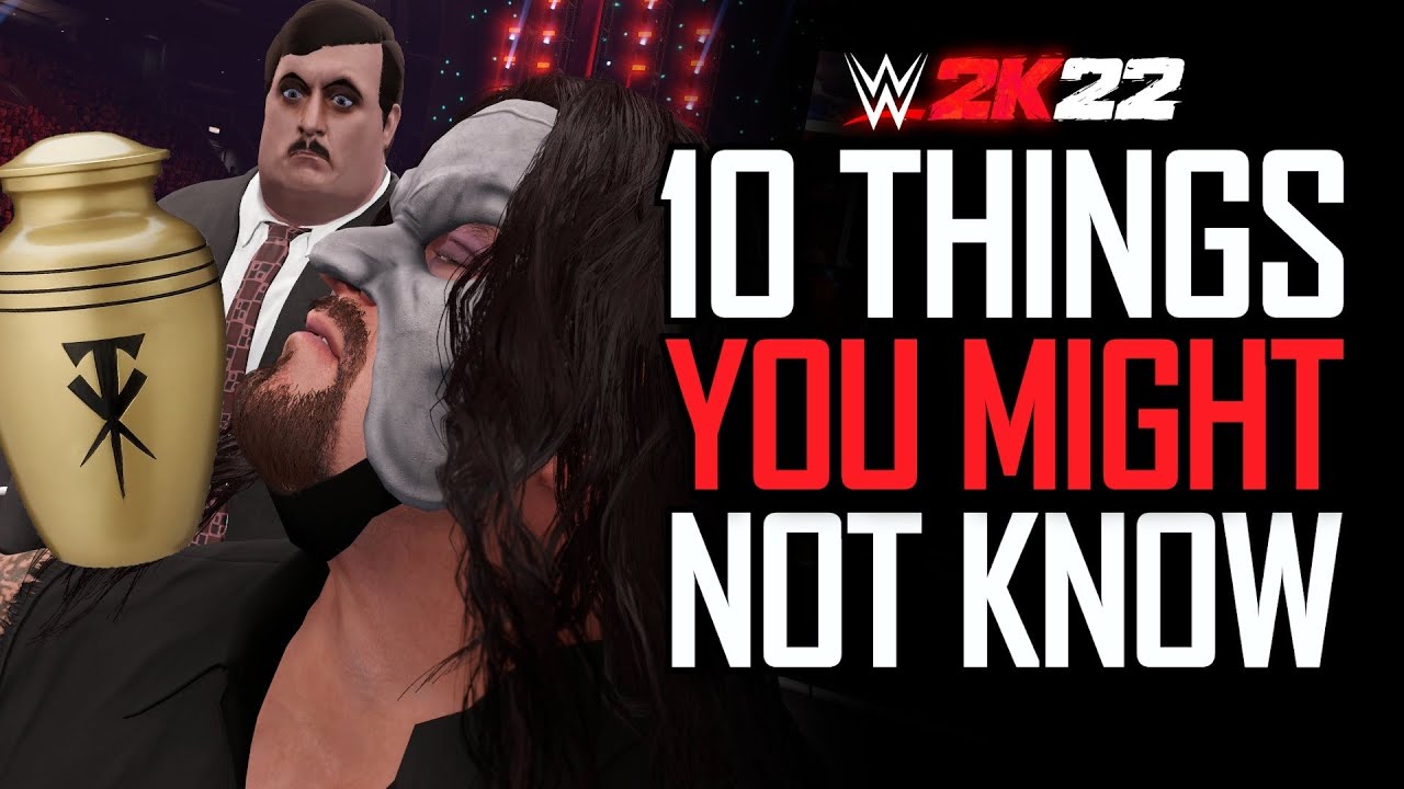 WWE 2K22: 10 Things You Might Not Know #2 (Undertakers Urn, The Fiend, OMG Chamber Spear & More)