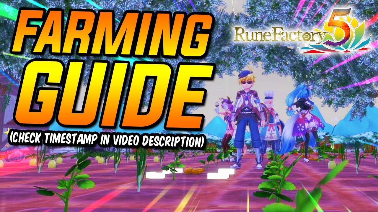 RUNE FACTORY 5: Important Farming Guide (Tricks, Semi Automatic, Crops, etc)