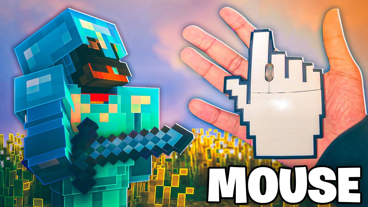 USO IL MOUSE PEGGIORE PER FARE PVP SU MINECRAFT..