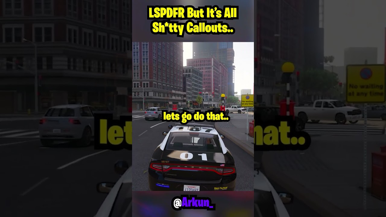 LSPDFR But It's ALL Sh*tty Callouts.. #gta #lspdfr #shorts #funnymoments #memes #gta5
