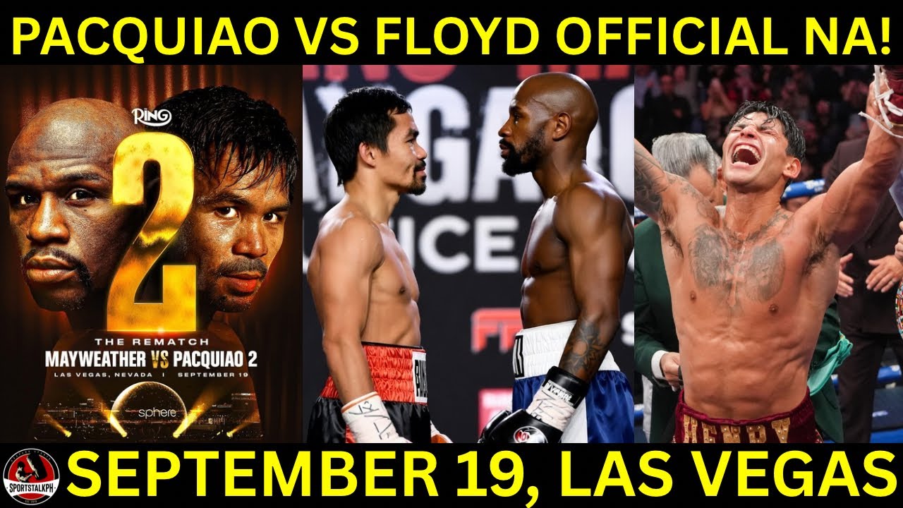 Pacquiao vs Mayweather REMATCH KASADO na! | Pacquiao hindi BILIB sa panalo ni Garcia!