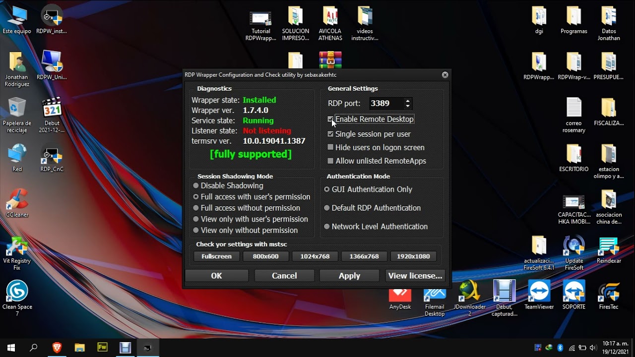 Manual de Instalaci&oacute;n de RDPWrapper 1.8.9.9 ✅Soluci&oacute;n 2023✅ Win7 - Win11