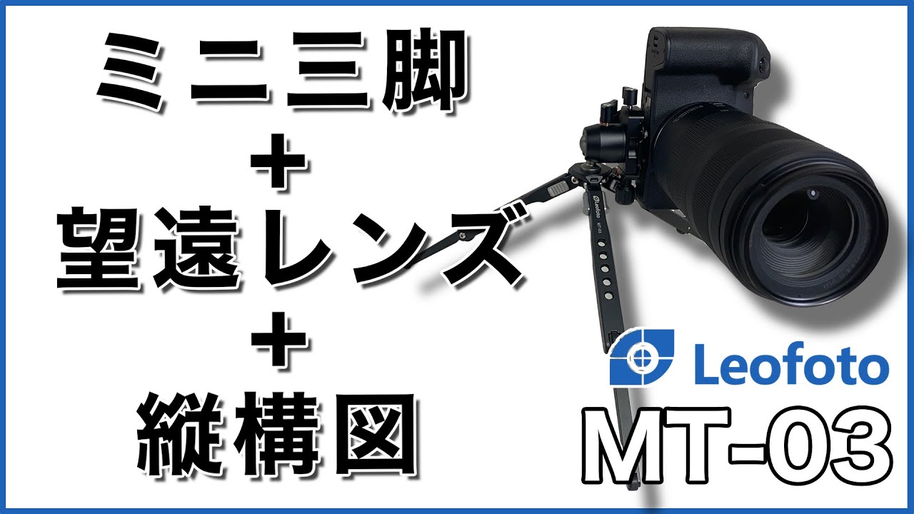 【Leofoto MT-03】ミニ三脚で望遠レンズの縦構図を撮る