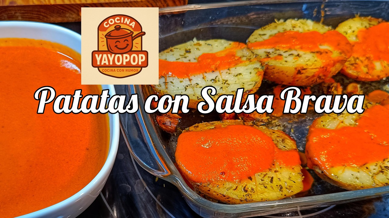 👉 Patatas aliñadas al horno con salsa brava 🔥 Crujientes y fáciles