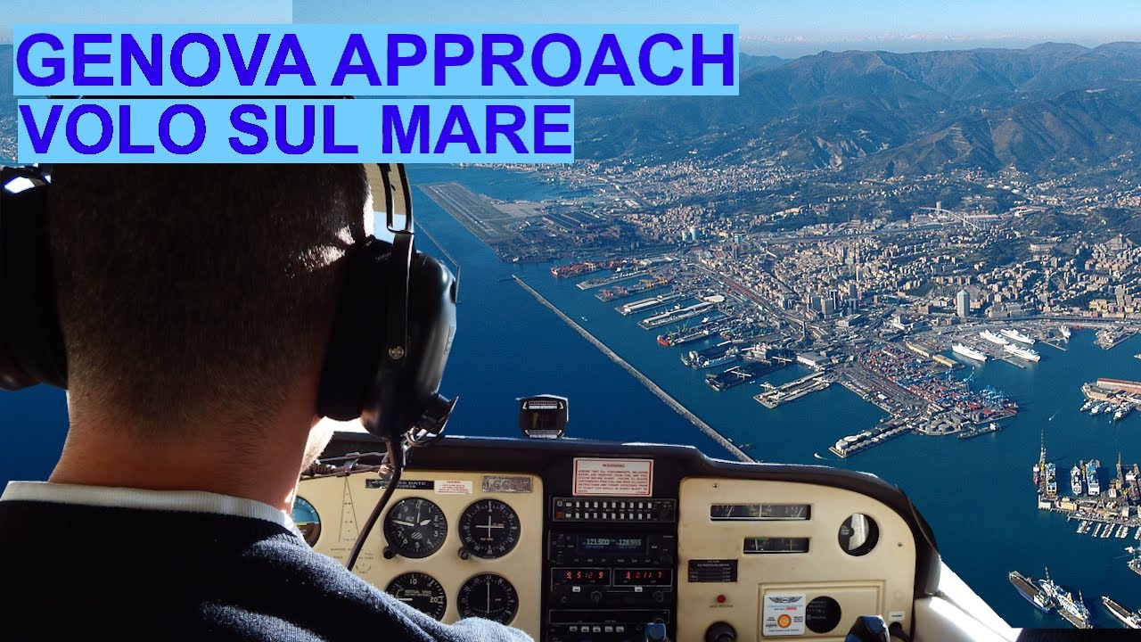 Genova VFR Approach - Volo sul Mare