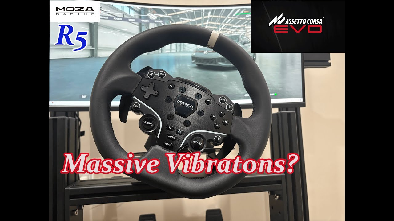 Massive vibrations on Moza R5 on AC EVO? here is how to fix it
