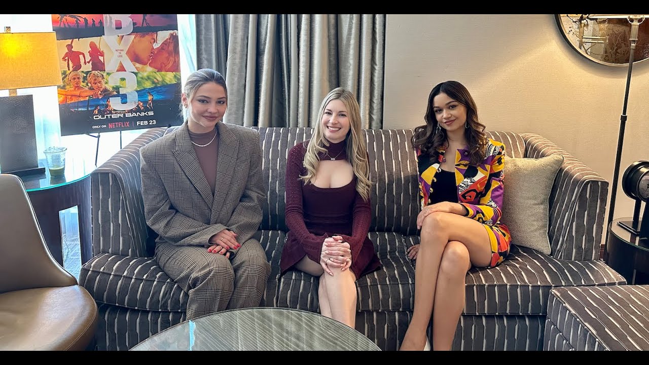 OUTER BANKS Season 3 Interview! Madelyn Cline & Madison Bailey!