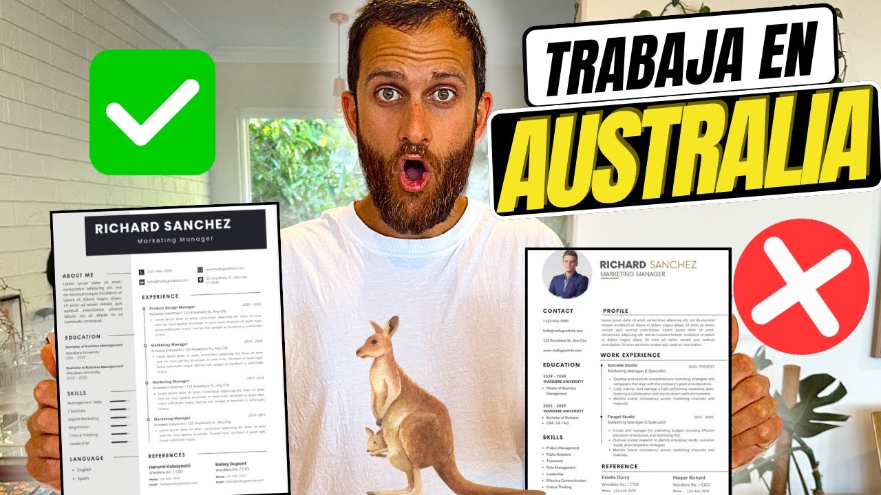 Cómo Hacer El Curriculum PERFECTO para Trabajar en Australia | Guía Paso a Paso