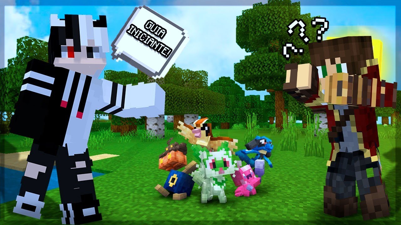 Essa é a melhor forma de começar no Pixelmon Brasil pela primeira vez!