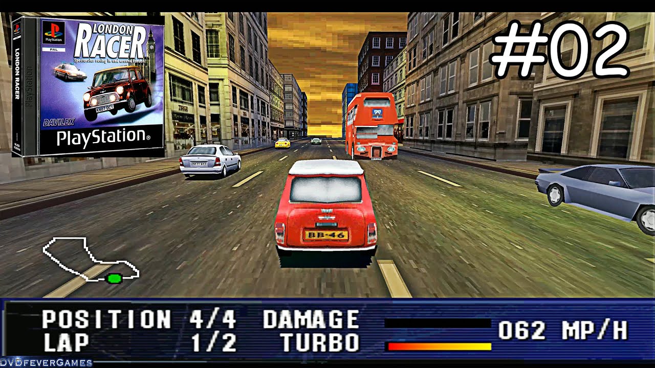 LONDON CITY - LONDON RACER - #02 - PS1 - Duckstation (v.0.1-7371) (4K UHD 60fps) - DVDfeverGames