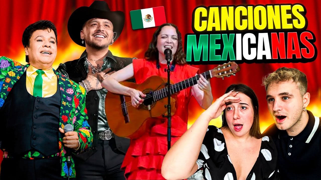 🇪🇸 ESPAÑOLES REACCIONAN a CANCIONES MEXICANAS 🇲🇽 MÁS ESCUCHADAS DE LA HISTORIA 😱 **es increíble!!!**