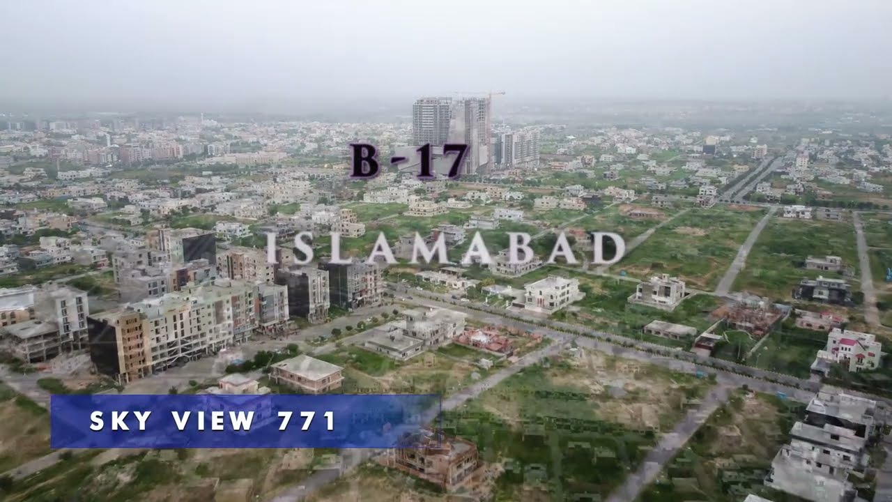 DRONE VIEW OF B-17, ISLAMABAD |DRONE VIDEO| |4K|