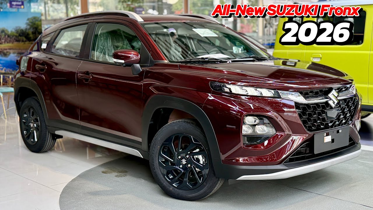 All-New SUZUKI Fronx ( 2026 ) - 1.5L Hybrid Best Premium Small SUV | Opulent Red Pearl Color 