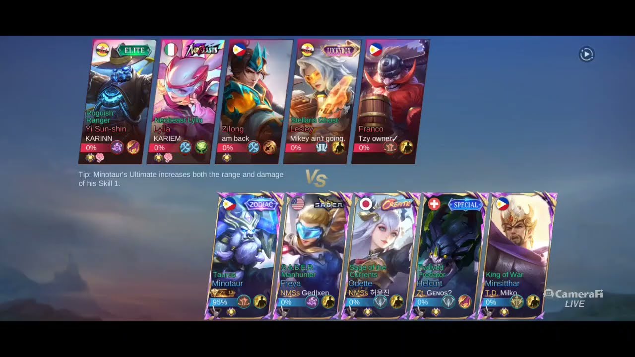 ⚔️Mobile Legends : Minotaur (roam) gameplay #EpicComeback