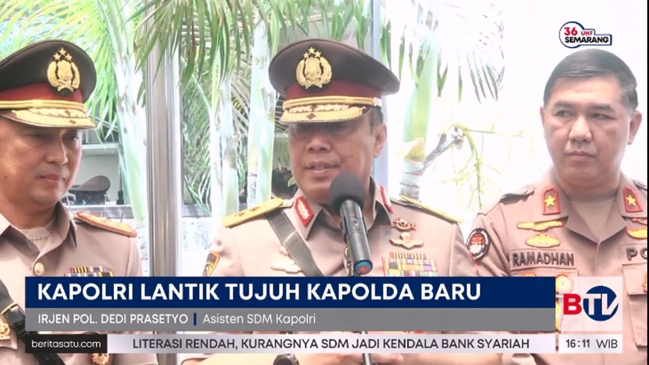 Kapolri Lantik 7 Kapolda Baru, Salah Satunya Polda Metro Jaya