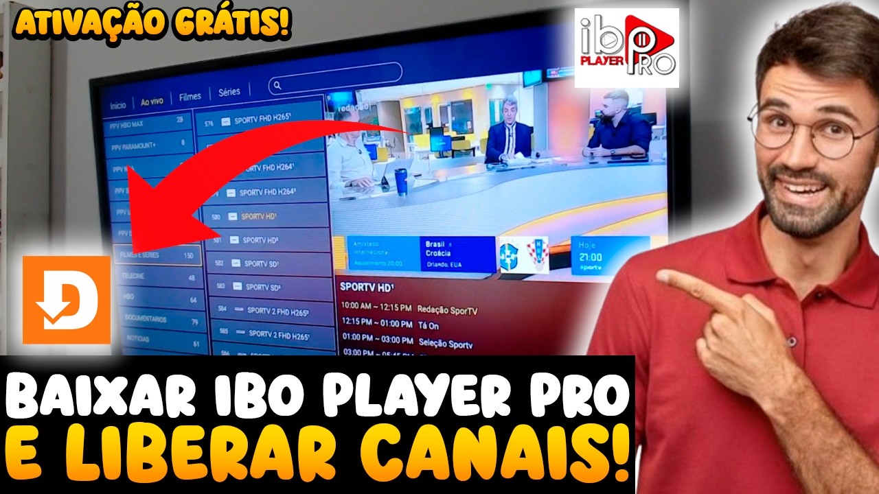 COMO BAIXAR E INSTALAR IBO PLAYER PRO PELO DOWNLOADER E LIBERAR TODOS OS CONTE&Uacute;DOS