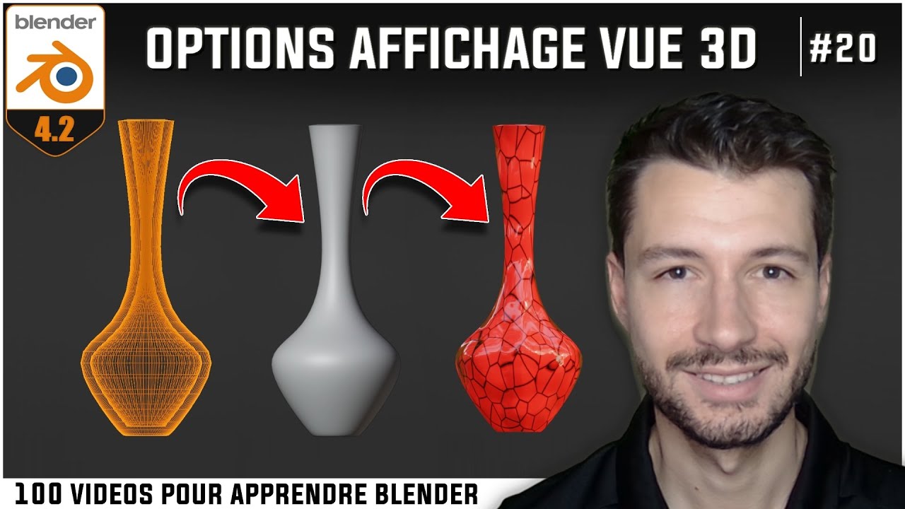 #20 | LES OPTIONS D'AFFICHAGE DE LA VUE 3D  - Apprendre Blender en 100 vidéos [TUTO FR]