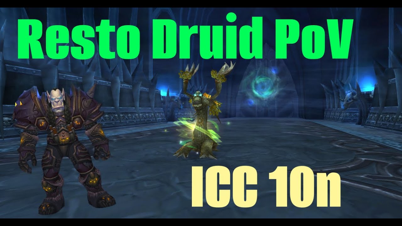 ICC 10n Deathbringer Saurfang -  Resto Druid normal PoV