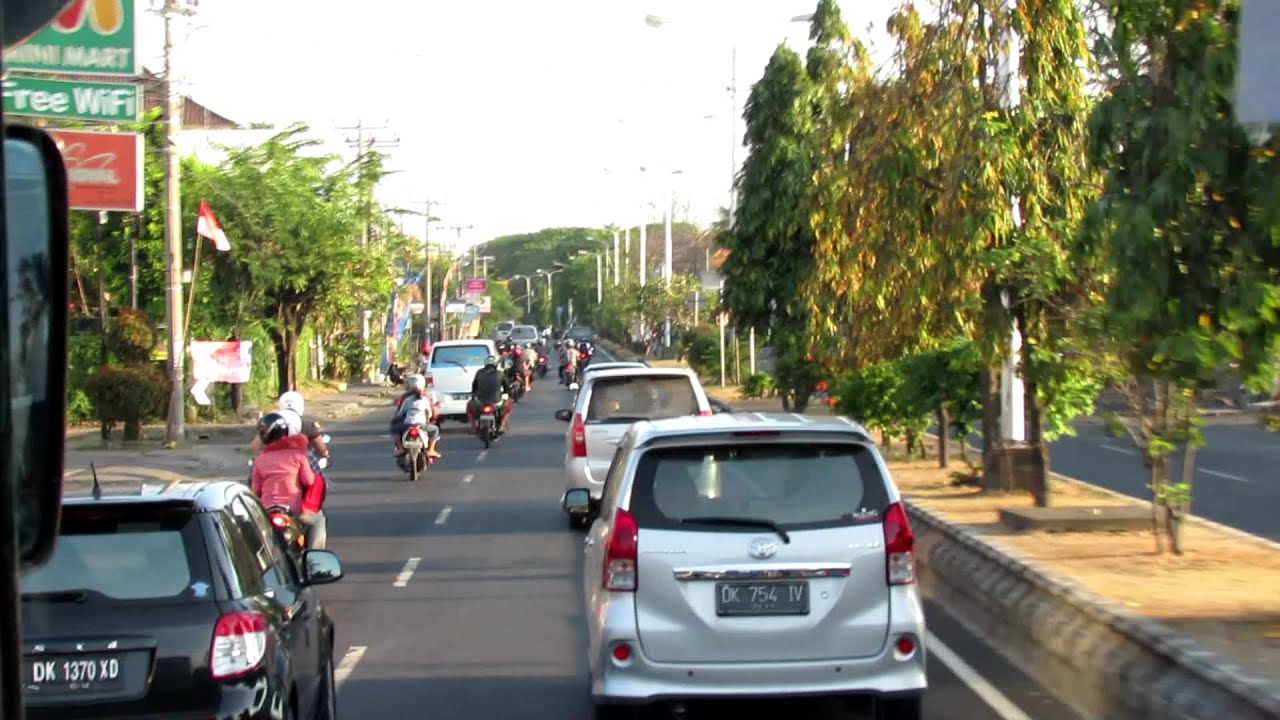 Driving in Denpasar, Bali