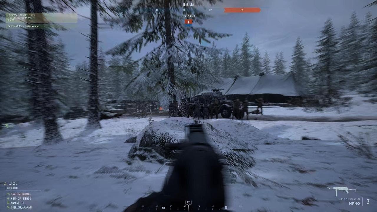 Hell Let Loose Elsenborn Ridge (Dawn-Snow) German Offensive Part 2 of 2