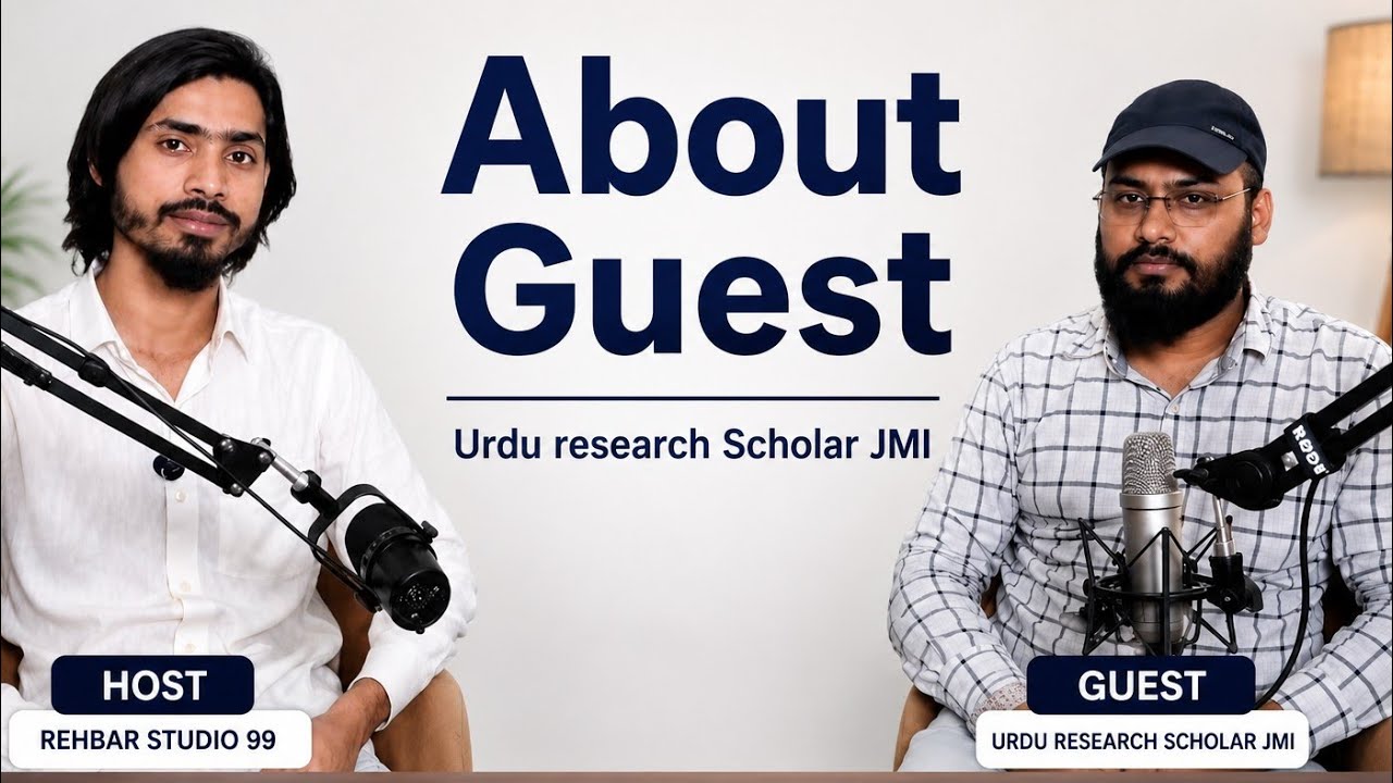 Guest Introduction | Urdu Research Scholar (JMI) | Exclusive Podcast Clip