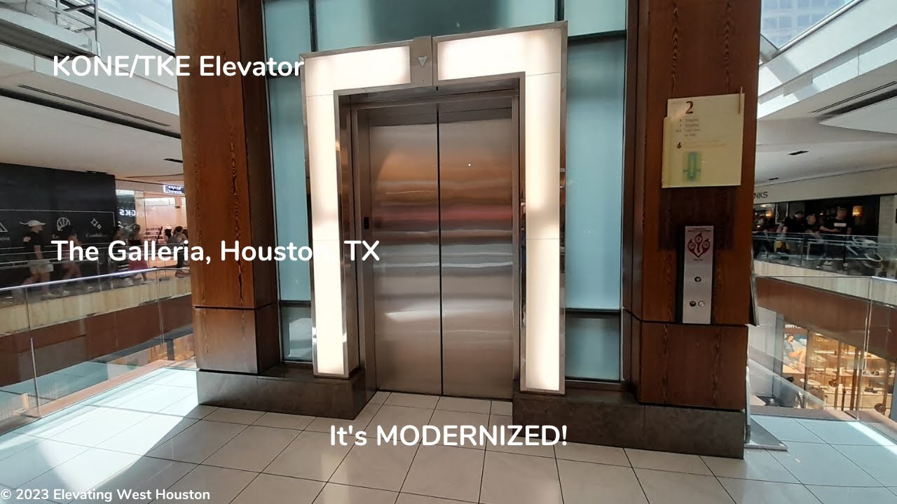 Now Modded! Unknown Hydraulic Scenic Elevator | The Galleria | Houston, TX