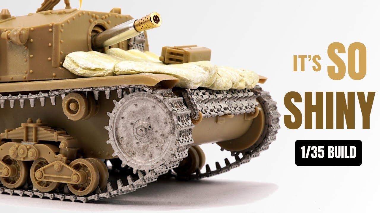 Tamiya 1/35 Semovente M40 75 Scale Model Build – Bling Gone Wild