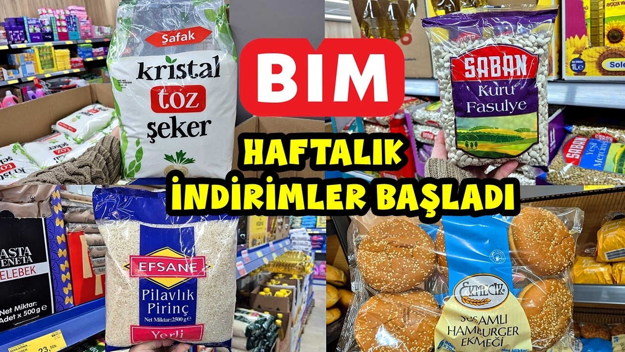 BİM YENİ İNDİRİMLERİ KAÇIRMA✅ŞEKER BAKLİYAT GIDA İNDİRİMLERİ🔔BİM İNDİRİMİ İZLEMEDEN ALIŞVERİŞ YAPMA