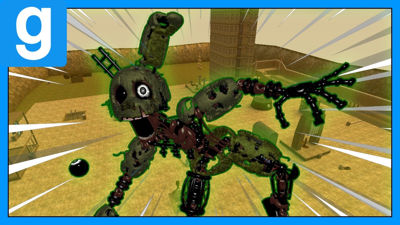 [gmod fnaf] TORTURANDO O SPRINGTRAP EM GARRY'S MOD PT2!!! | Garry's mod
