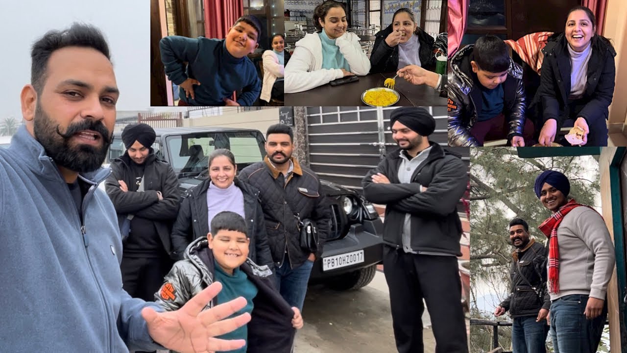 Day-1 ਅੱਜ ਸਾਰੇ ਚੱਲੇ ਮਨਾਲੀ🥰 ਸਾਰਿਆਂ ਨੇ ਰਲ ਕੇ ਲਾਈਆਂ ਪੂਰੀਆਂ ਰੌਣਕਾਂ