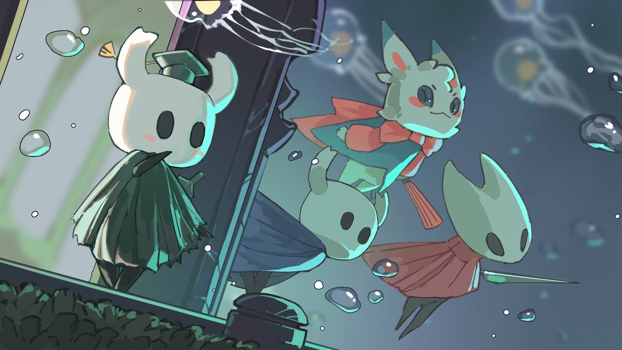 Hollow Knight — спидраннер против 3 охотников, но я использую газлайтинг охотников