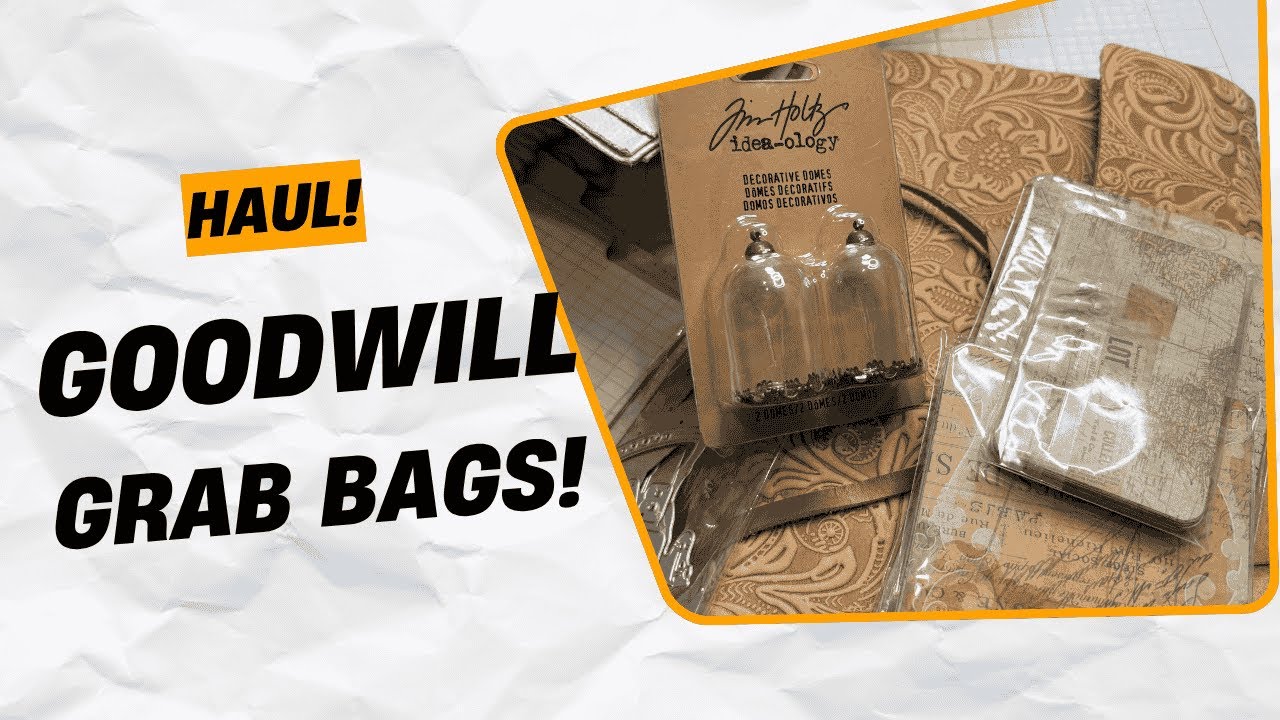 Goodwill Craft Haul! More Grab Bags!