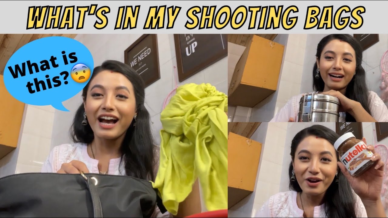 Revealing What’s in my shooting bags || Akshay steals my food 🙊 ||
