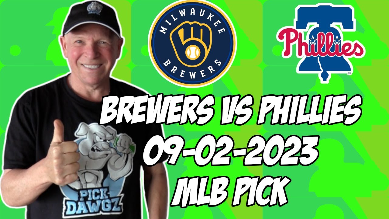 Milwaukee Brewers vs Philadelphia Phillies 9/2/23 MLB Free Pick | Free MLB Betting Tips