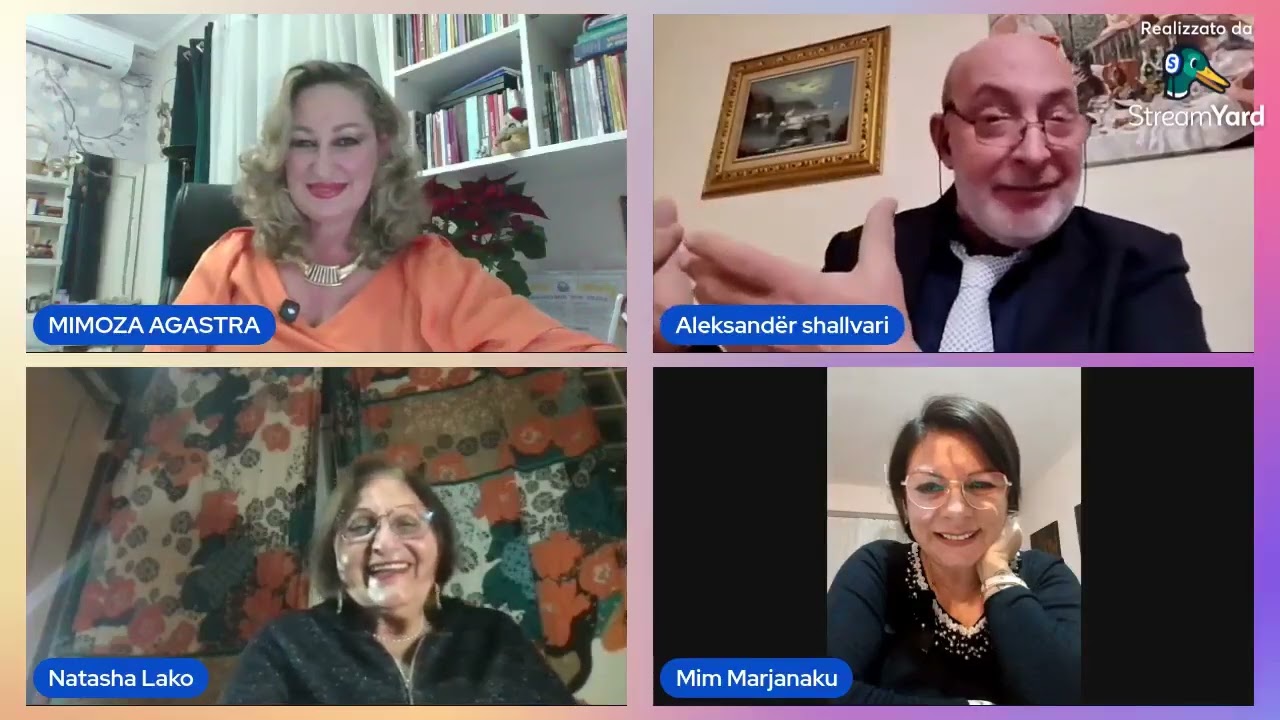 Ora Poetike me Mimozen. E ftuar Natasha Lako. Moderoi: Mimoza Agastra & Aleksander Shallvari.