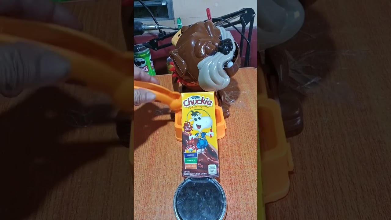 MAD DOG chocolate drink  nestle chuckie with vit. c, d, iron & zinc #short #satisfying #asmr #viral