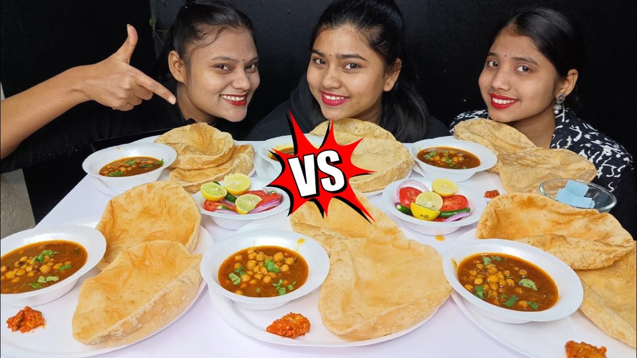 Unlimited Spicy Chole Bhature Eating Challenge |Spicy Chole Bhature Eating Challenge With Panishment