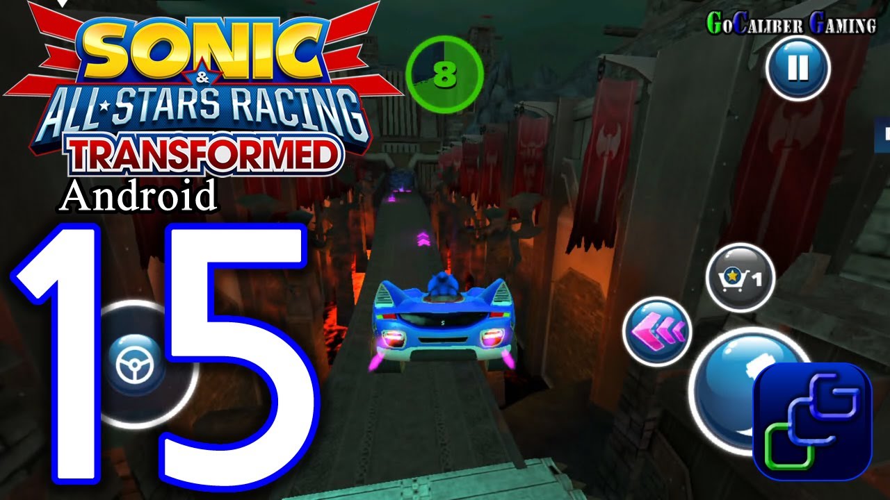 Sonic All Star Racing Transformed Android Walkthrough - Part 15 - World Tour: Moonlight Park