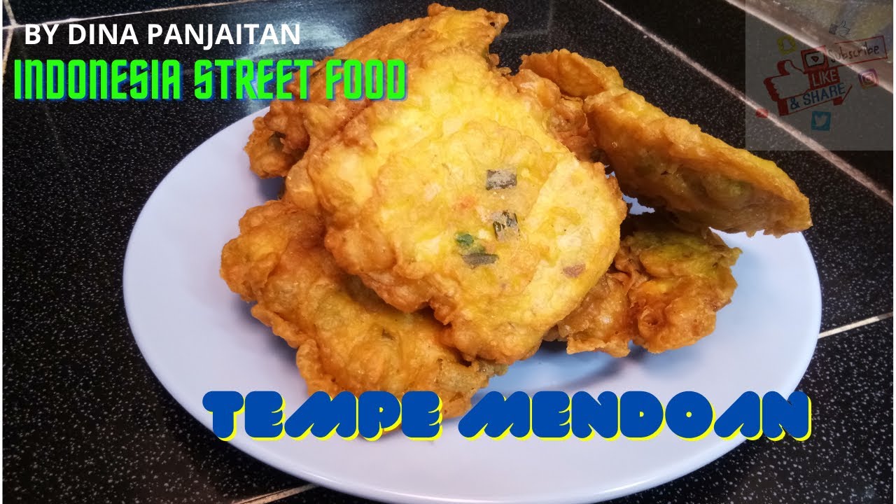 How To Make Crunchy Tempe Mendoan (Indoensia Street Food Snack)