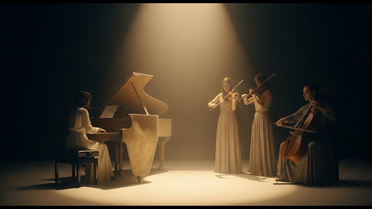 조용한 밤, 카페 안 가득 울리는 3시간 연속의 피아노와 스트링 선율로 마음을 감싸는 깊은 휴식과 명상의 시간