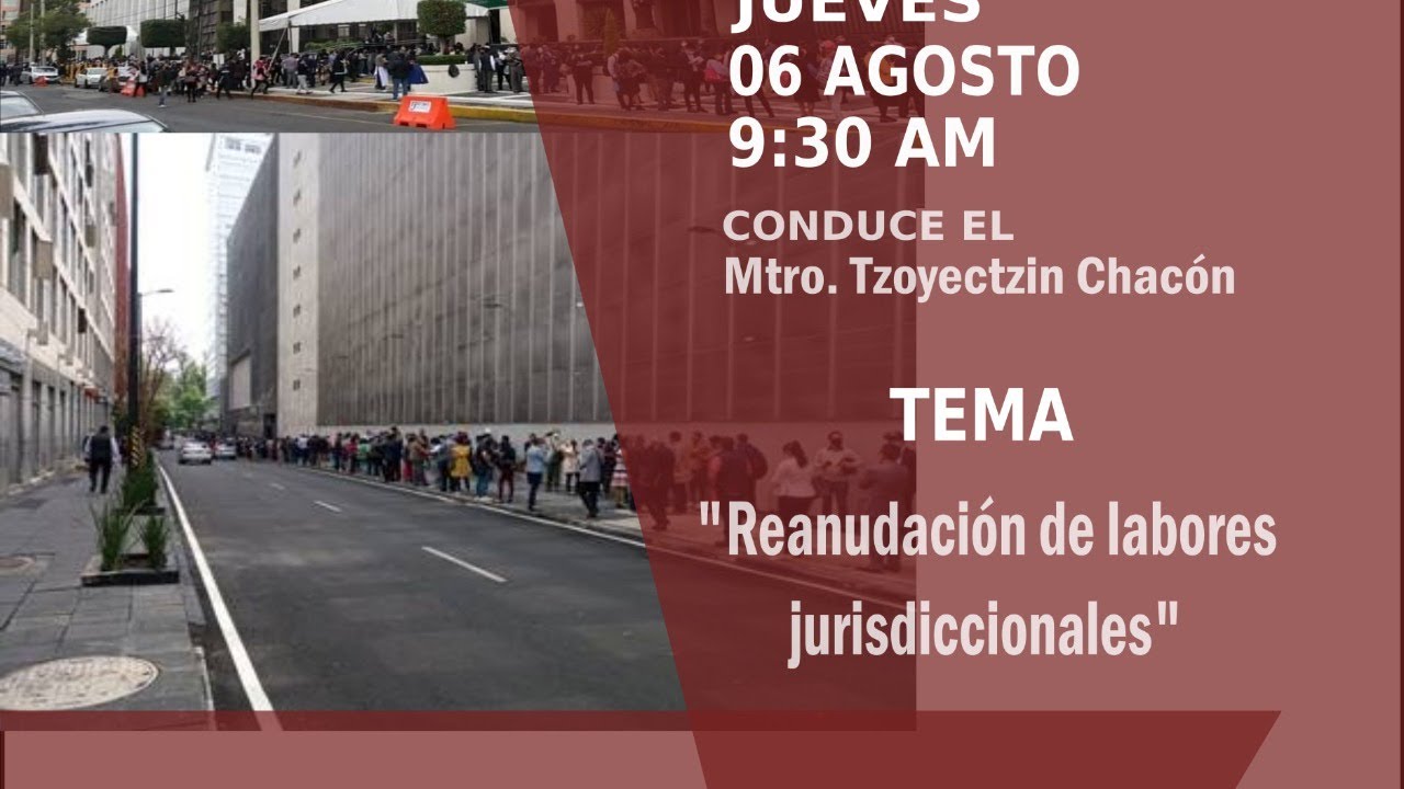 ABRIERON LOS JUZGADOS. &iquest;C&Oacute;MO EST&Aacute;N FUNCIONANDO?Hablemos Derecho TV con el Mtro Tzoyectzin Chac&oacute;n #La