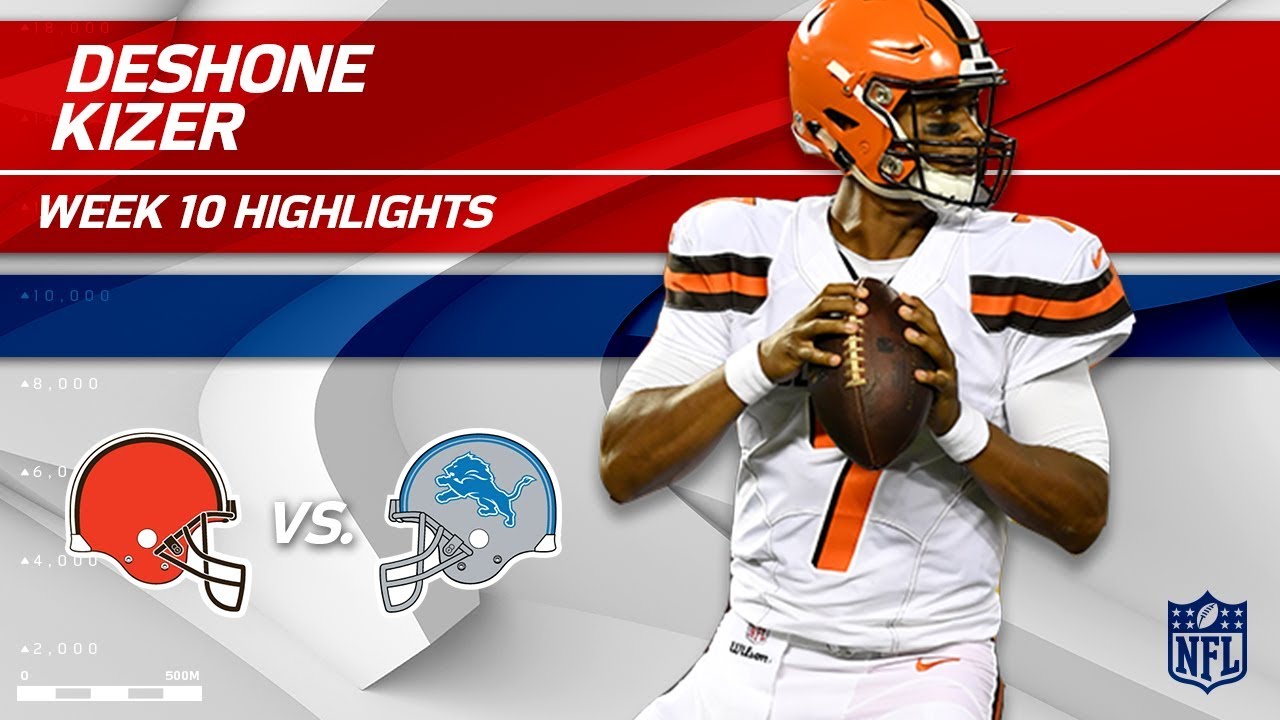 DeShone Kizer's 232 Passing Yards, 57 Rushing Yards & 2 TDs! | Browns vs. Lions | Wk 10 Player HLs