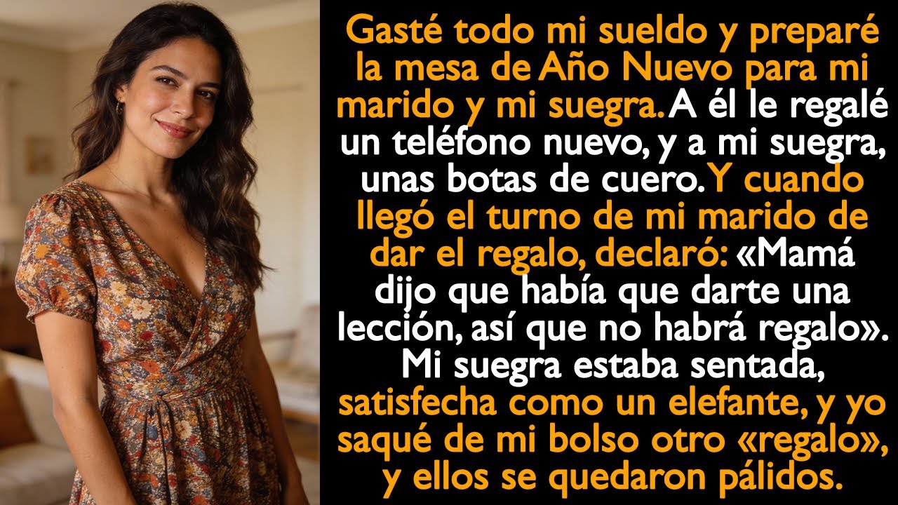 Gasté todo mi sueldo y preparé la mesa de Año Nuevo para mi marido y mi suegra