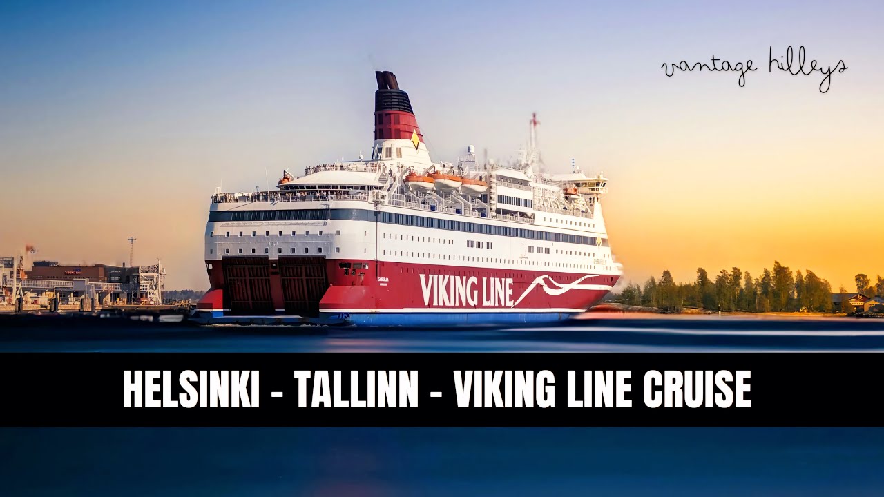 Lets go to Tallinn, Estonia | Viking Line cruise | Cruise ride | Finland | Estonia | Europe| 2024 4K