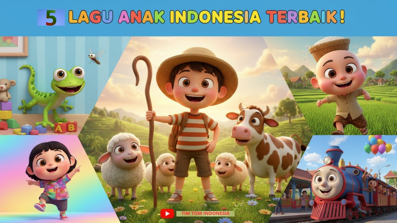 5 Top Lagu Anak Terbaik – Lagu Anak Indonesia Ceria | Lagu Anak Populer Sepanjang Masa