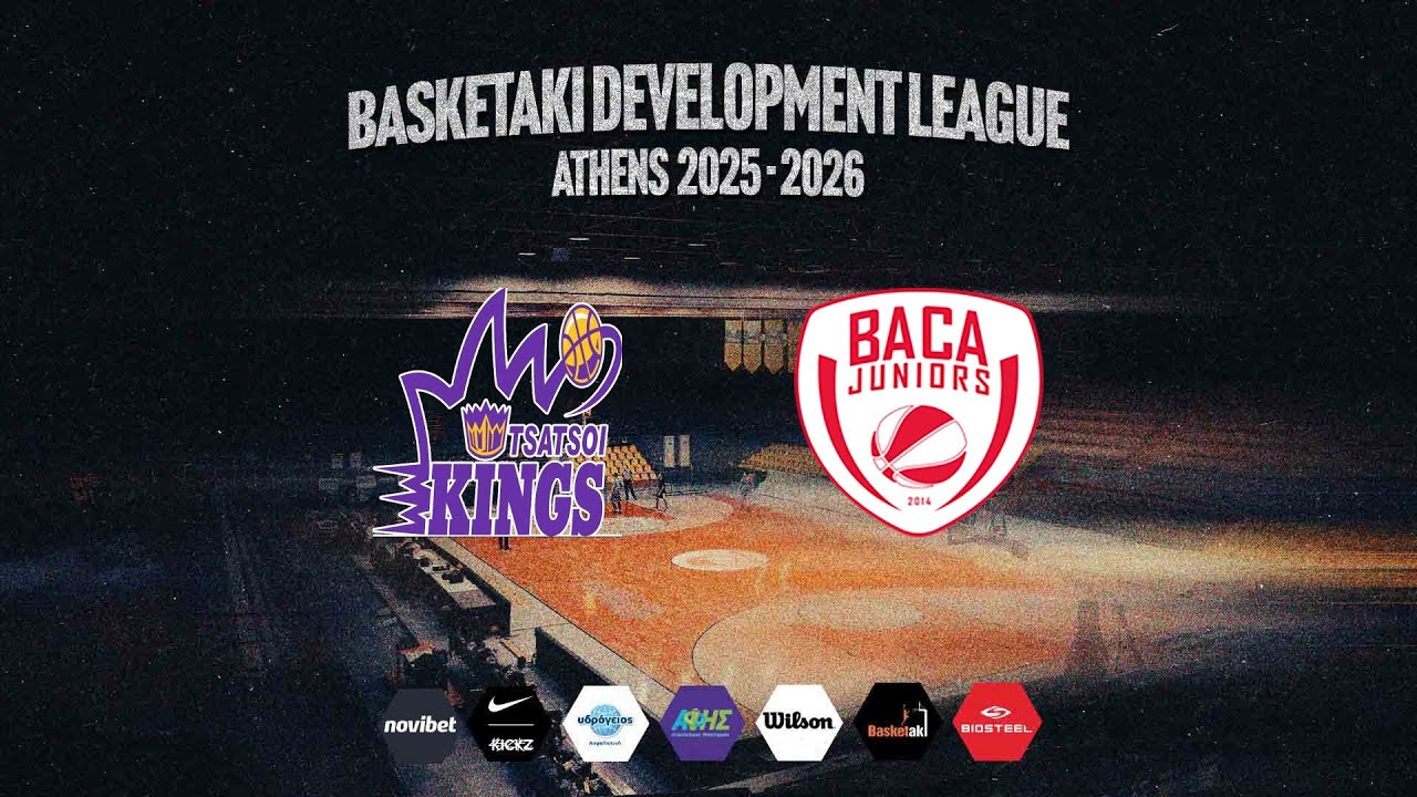 Basketaki The League - Tsatsoi Kings Vs Baca Juniors BC (14/02/2026)