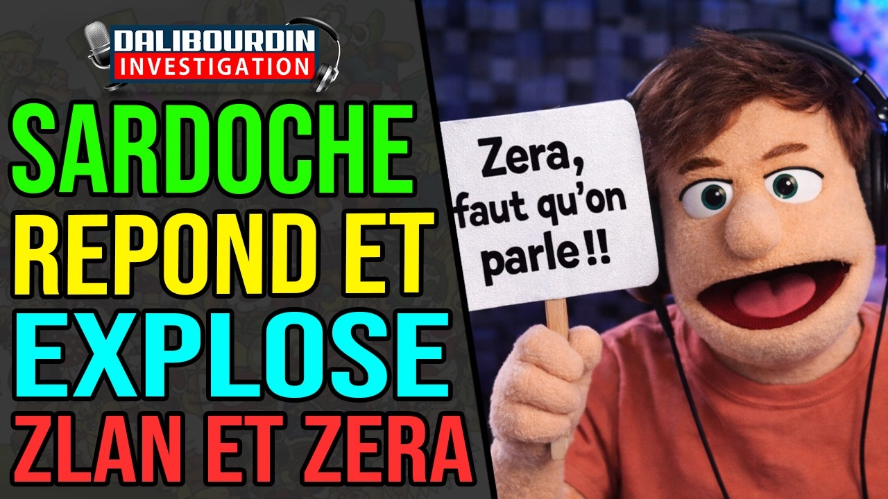 SARDOCHE SORT DU SILENCE ET D&Eacute;BOITE LA ZLAN ET ZERATOR