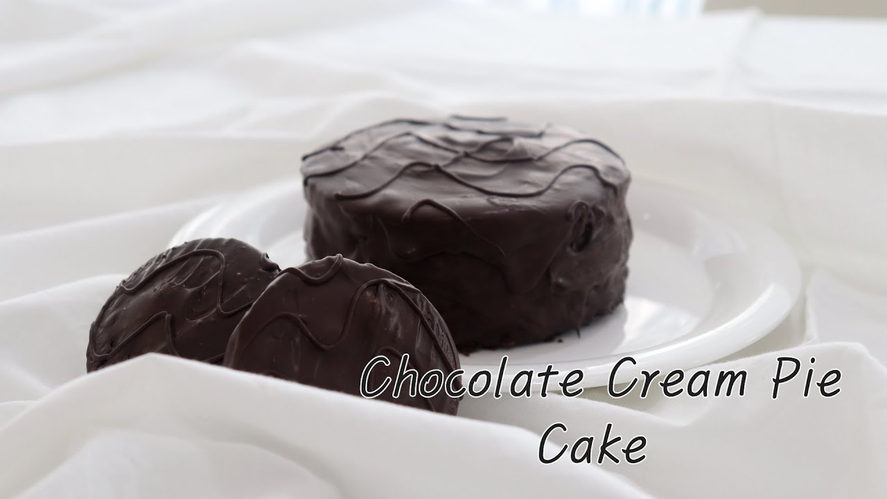몽쉘케이크 만들기 / 몽쉘 만들기 / 빅사이즈 몽쉘 만들기 / 초콜릿크림파이 만들기 / How to make a Chocolate cream pie
